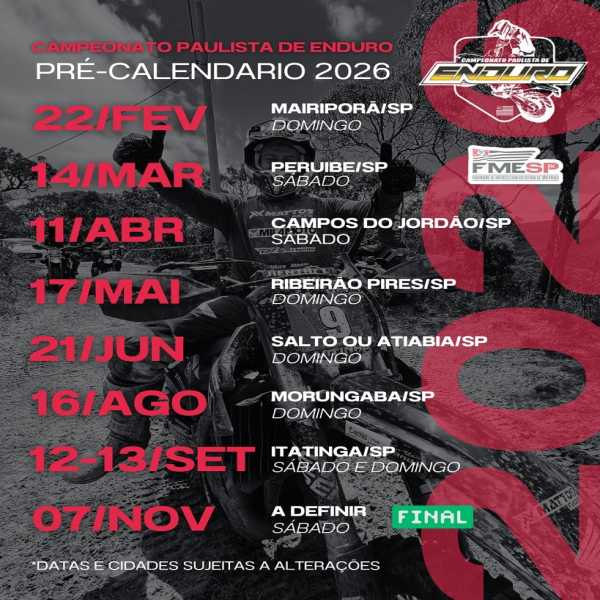 Campeonato Paulista de Enduro 2026 - 3ª Etapa