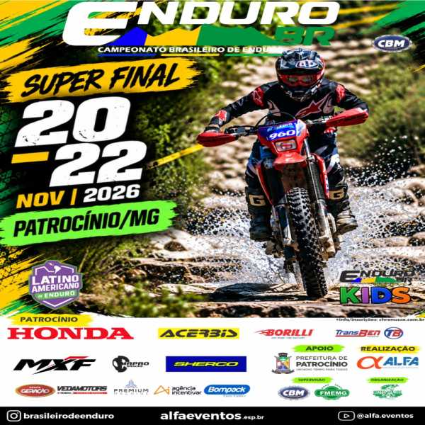 Enduro BR 2026 - Patrocínio