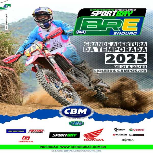 Brasileiro Sportbay de Enduro 2025 - 1ª e 2ª Etapas