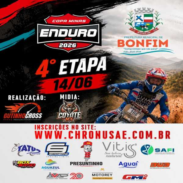 Copa Minas de Enduro 2026 - Bonfim