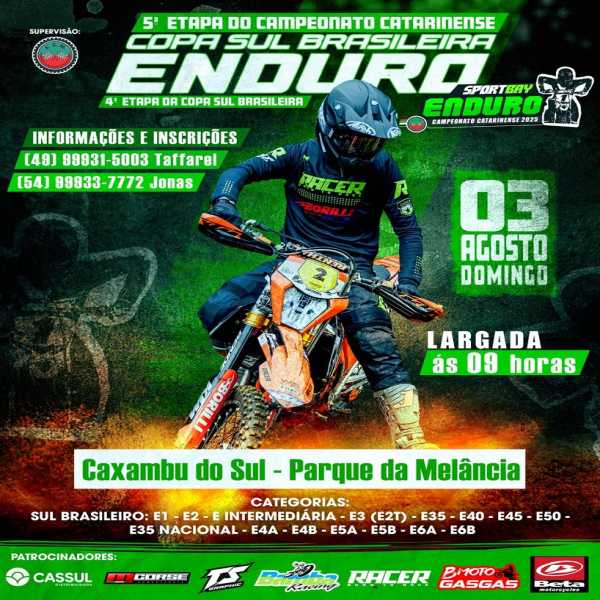 Catarinense e Sul Br de Enduro 2025 - 5ª e 4ª Etapa