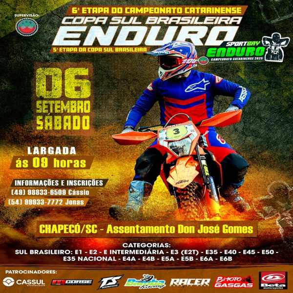 Sul Br e Catarinense de Enduro 2025 - 5ª e 6ª Etapas