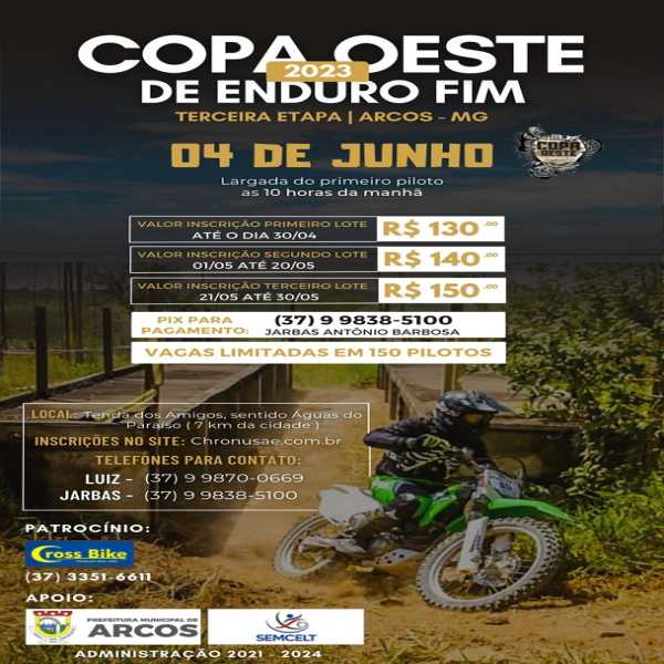 Copa Oeste Enduro Fim - 3ª Etapa