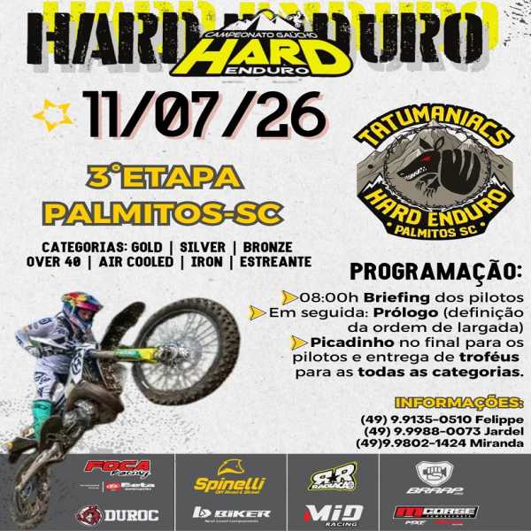 Gaucho de Hard Enduro - Tatumaniacs 2026