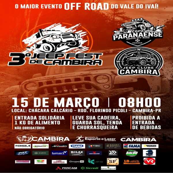 3º Jeep Fest de Cambira