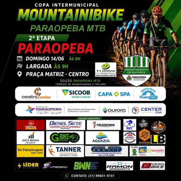 Copa Intermunicipal Mountainbike - Paraopeba