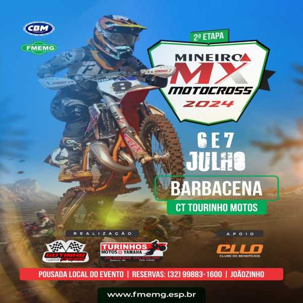 2a Etapa Campeonato Mineiro de Motocross - FMEMG - Barbacena - MG