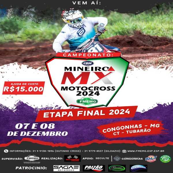 Campeonato Mineiro de Motocross - FMEMG - Congonhas - MG