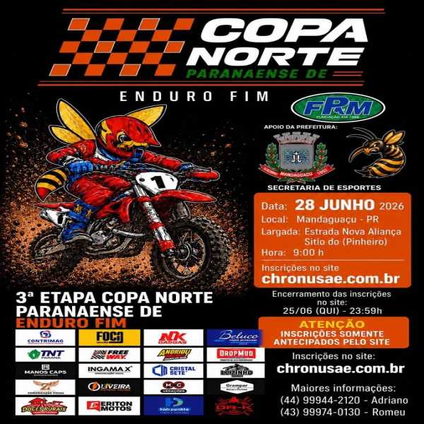 Copa Norte Paranaense de Enduro 2026 - 3ª Etapa