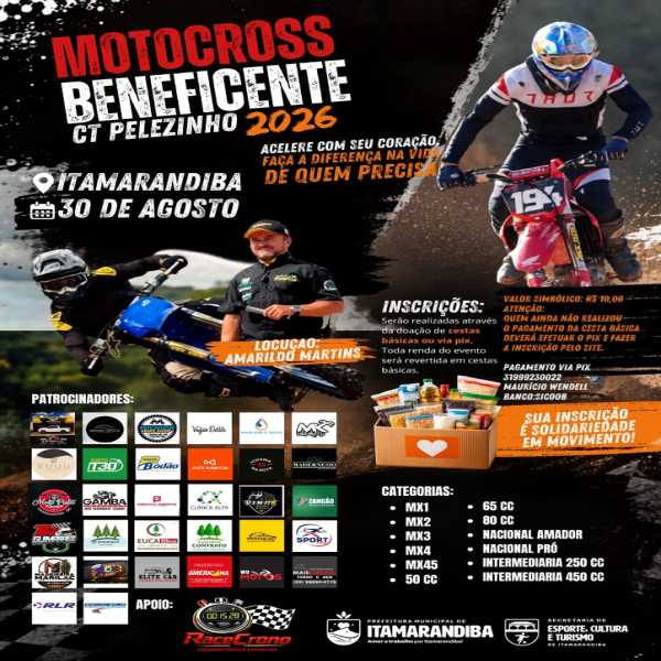 Motocross Beneficente CT Pelezinho 2026