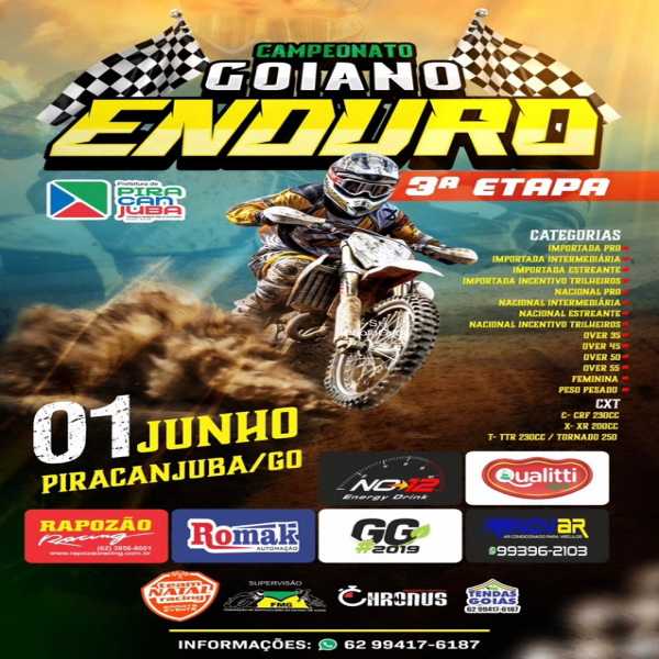 Campeonato Goiano de Enduro Fim - 3ª Etapa