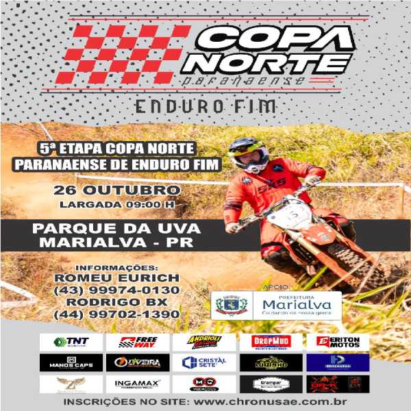 Copa Norte Paranaense de Enduro Fim - 5ª Etapa