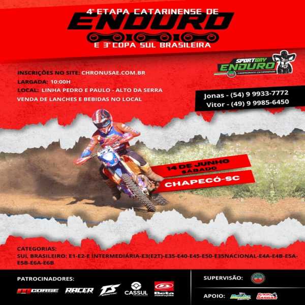 Sul Br de Enduro 2025 - 3ª Etapa  || Catarinense de Enduro - 4ª Etapa